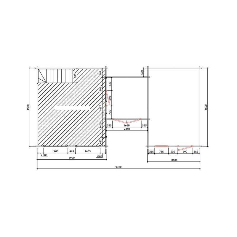 Plan Chalet de loisir Kuramati