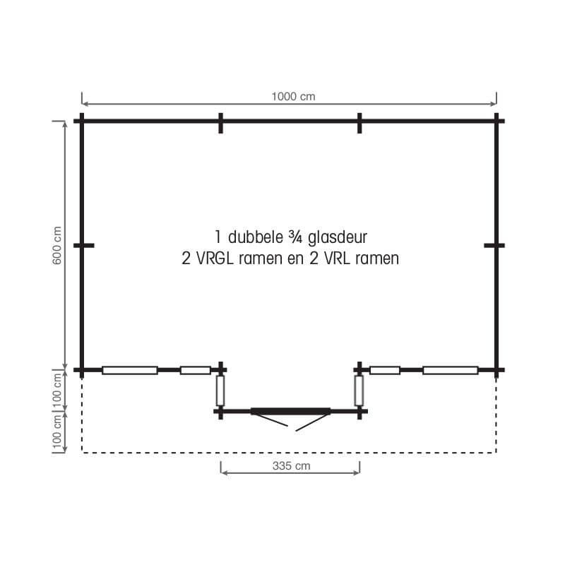 Plan Chalet de loisir Madine