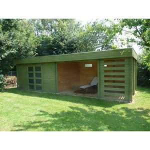 Poolhouse bois Minas Exclusive